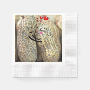 Serviette En Papier cacahuètes amoureuses