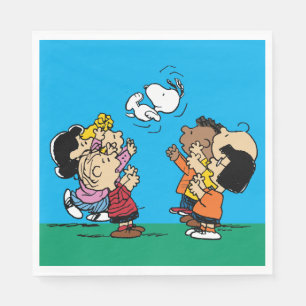 Serviette En Papier cacahuètes Amusement d'amis