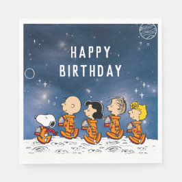 Serviette En Papier cacahuètes | Anniversaire de l'espace