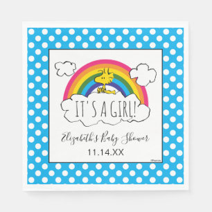 Serviette En Papier cacahuètes C'est un Baby shower de fille