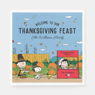 Serviette En Papier cacahuètes   Charlie Brown Thanksgiving   Ajouter 