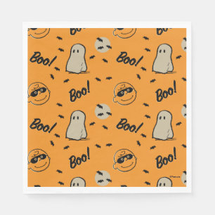 Serviette En Papier cacahuètes   Motif d'Halloween de l'équipage Éffra