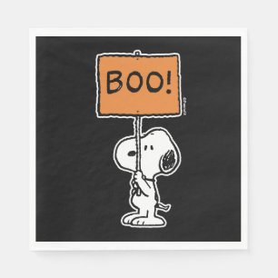 Serviette En Papier cacahuètes Snoopy Boo !