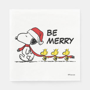 Serviette En Papier cacahuètes Snoopy & Friends Winter Scarf