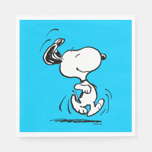 Serviette En Papier cacahuètes Snoopy Happy Dance
