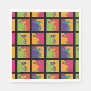 Serviette En Papier cacahuètes Snoopy Pop Art Moderne