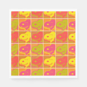 Serviette En Papier cacahuètes   Snoopy Pop Art Motif