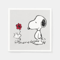 Cacahuètes | Snoopy & Woodstock Rouge & Noir