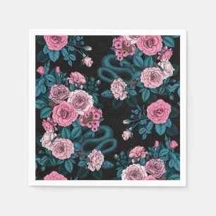 Serviette En Papier Caché en rose 2