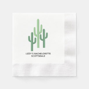 Serviette En Papier Cactus du désert Scottsdale