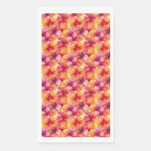 Serviette En Papier Cadeau d'anniversaire   Fleur d'Hibiscus sans cout