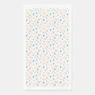 Serviette En Papier Cadeau d'anniversaire J'aime la pêche