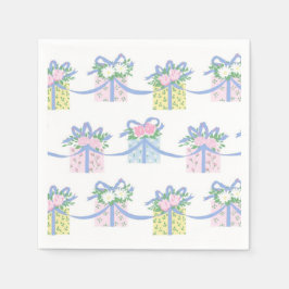 Serviette En Papier Cadeau de fête d'anniversaire - serviettes en papi