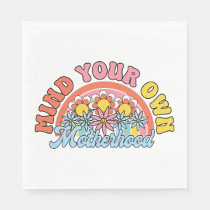 Serviette En Papier Cadeau de la fête des mères Attention à votre pr