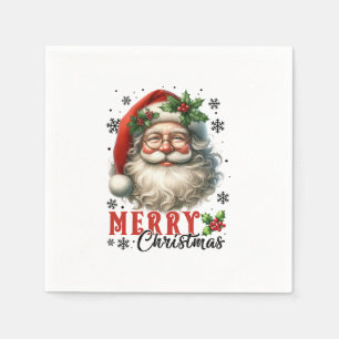 Serviette En Papier Cadeau de Noël Joyeux Noël