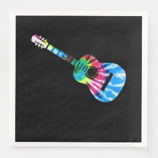Serviette En Papier Cadeau Guitare Guitaristes