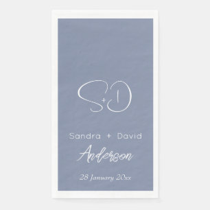 Serviette En Papier Cadeau Mariage, Fête des mariées/Fiançailles perso