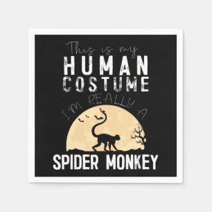 Serviette En Papier Cadeau Spider Araignée costumée humaine d'Hallow