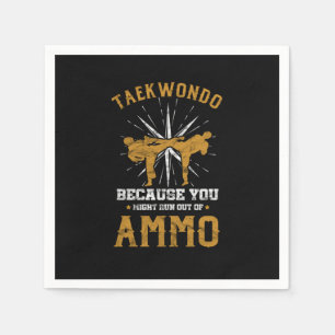 Serviette En Papier Cadeaux d'artiste martiale cool fantastique Taekwo