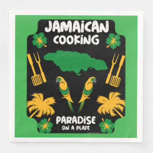 Serviette En Papier Cadeaux de Cuisine jamaïcain Napkin