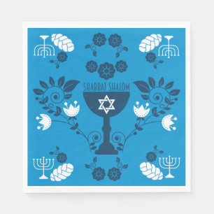 Serviette En Papier Cadeaux juifs traditionnels pour Shabbat