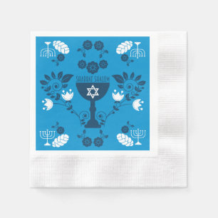 Serviette En Papier Cadeaux juifs traditionnels pour Shabbat
