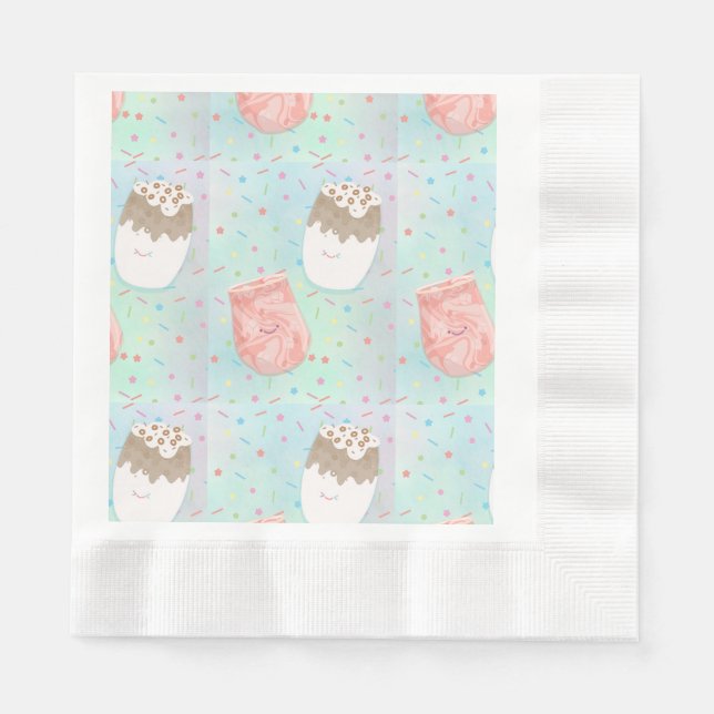 Serviette En Papier café (Devant)