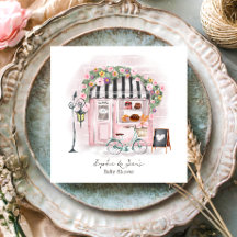 Café Français Bonjour Bebe Paris Tea Baby shower