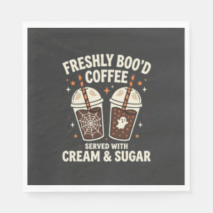Serviette En Papier Café Halloween Fraîchement Ensanglanté