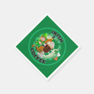 Serviette En Papier Café Irlandais - Un Elixir.