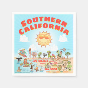 Serviette En Papier Californie du Sud