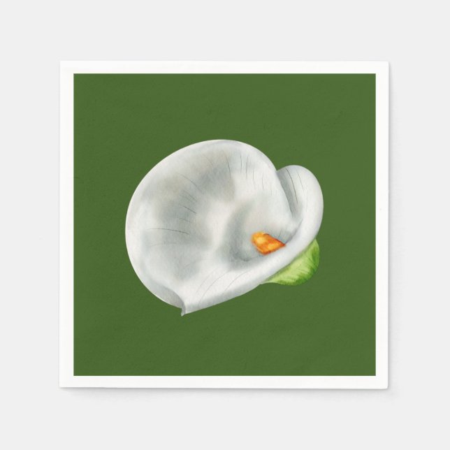 Serviette En Papier Calla Lilly (Devant)