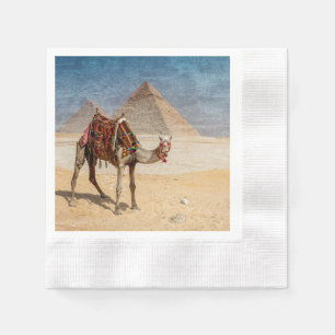 Serviette En Papier Camel aux Pyramides
