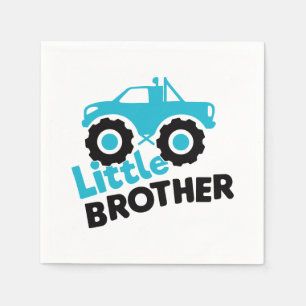 Serviette En Papier Camion Little Brother Monster