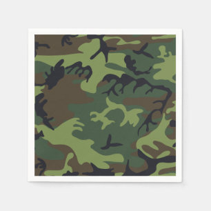 Serviette En Papier Camion militaire de Green Forest