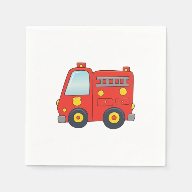 Serviette En Papier Camionnette personnalisable (Devant)