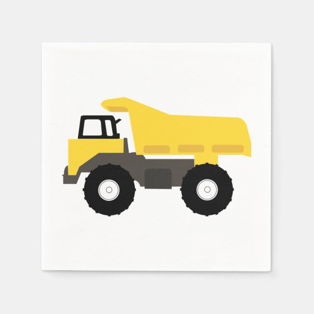 Serviette En Papier Camions de construction de camions de pompage (Devant)