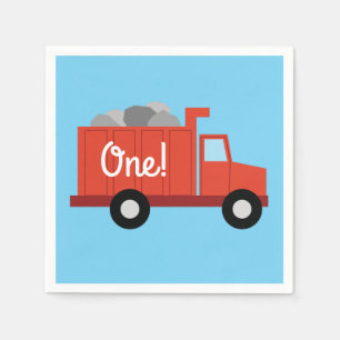 Serviette En Papier Camions fête d'anniversaire