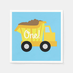 Serviette En Papier Camions fête d'anniversaire