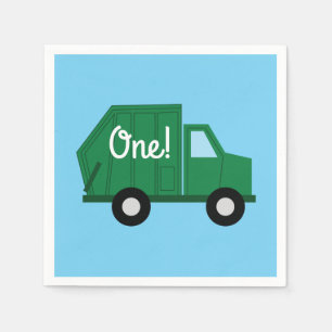 Serviette En Papier Camions Voitures Cute 1er Anniversaire Fête Thèm