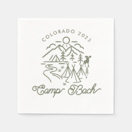 Serviette En Papier Camp Bachelorette Cocktail Napkins