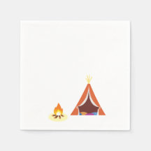 Camping à thème Anniversaire serviettes