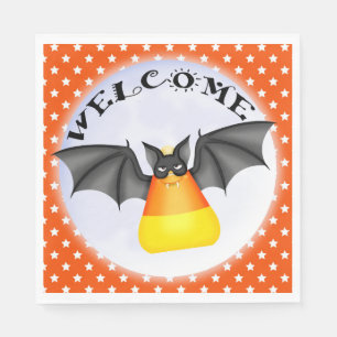 Serviette En Papier Candy Corn Vampire Halloween Napkin