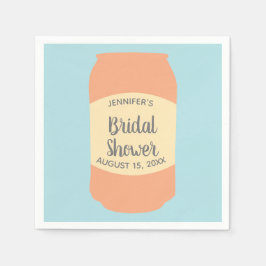 Serviette En Papier Canette de soda pétillant Personnalisée Mariage Sh