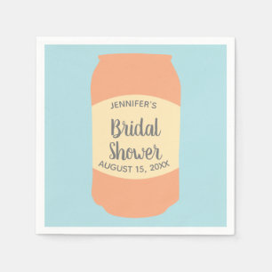 Serviette En Papier Canette de soda pétillant Personnalisée Mariage Sh