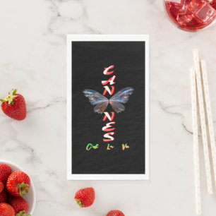 Serviette En Papier Cannes C'est La Vie