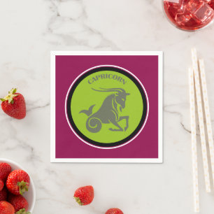 Serviette En Papier Capricorne Papier Napkin