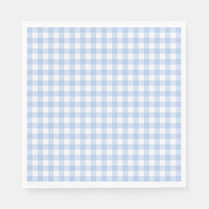 Serviette En Papier Caramel Gingham Coquette Nœud Papillon Dessert de