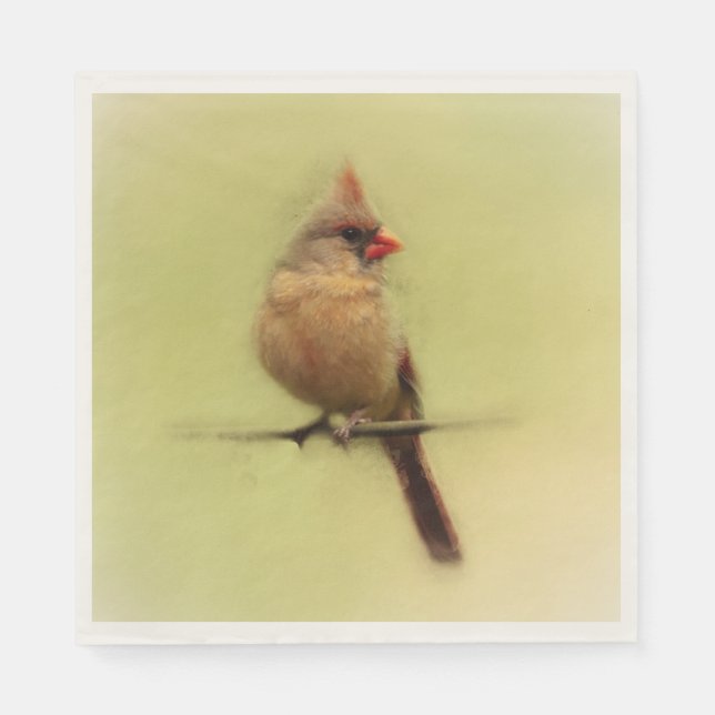 Serviette En Papier Cardinal des femmes (Devant)