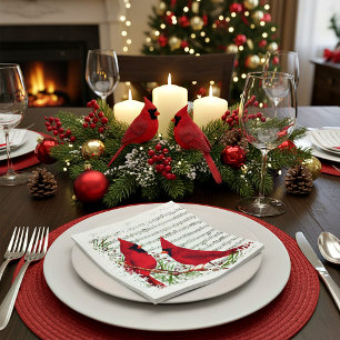 Serviette En Papier Cardinaux